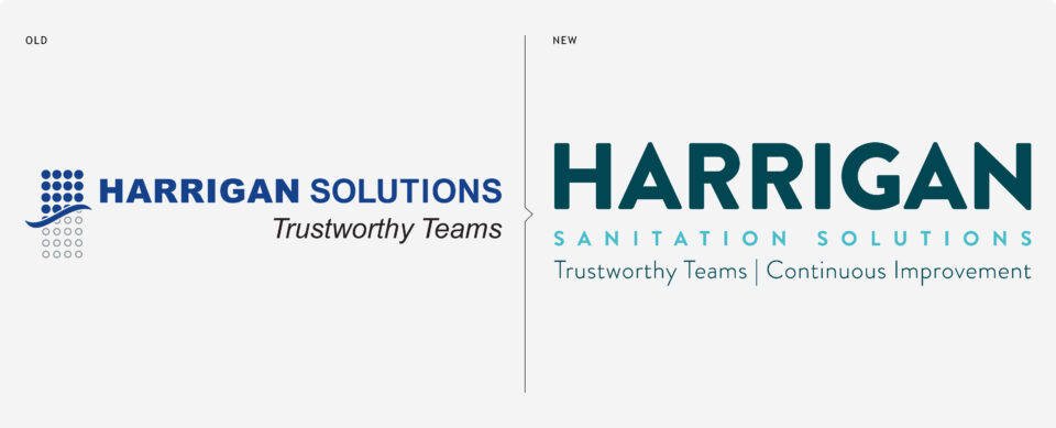 Harrigan Sanitation Solutions brand new logo